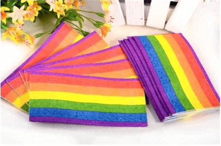 Rainbow handkerchiefs