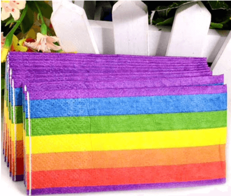 Rainbow handkerchiefs