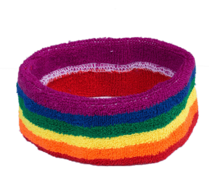 Rainbow Headband Elastic