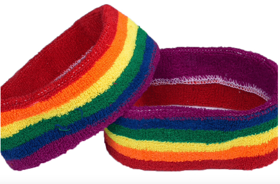 Rainbow Headband Elastic