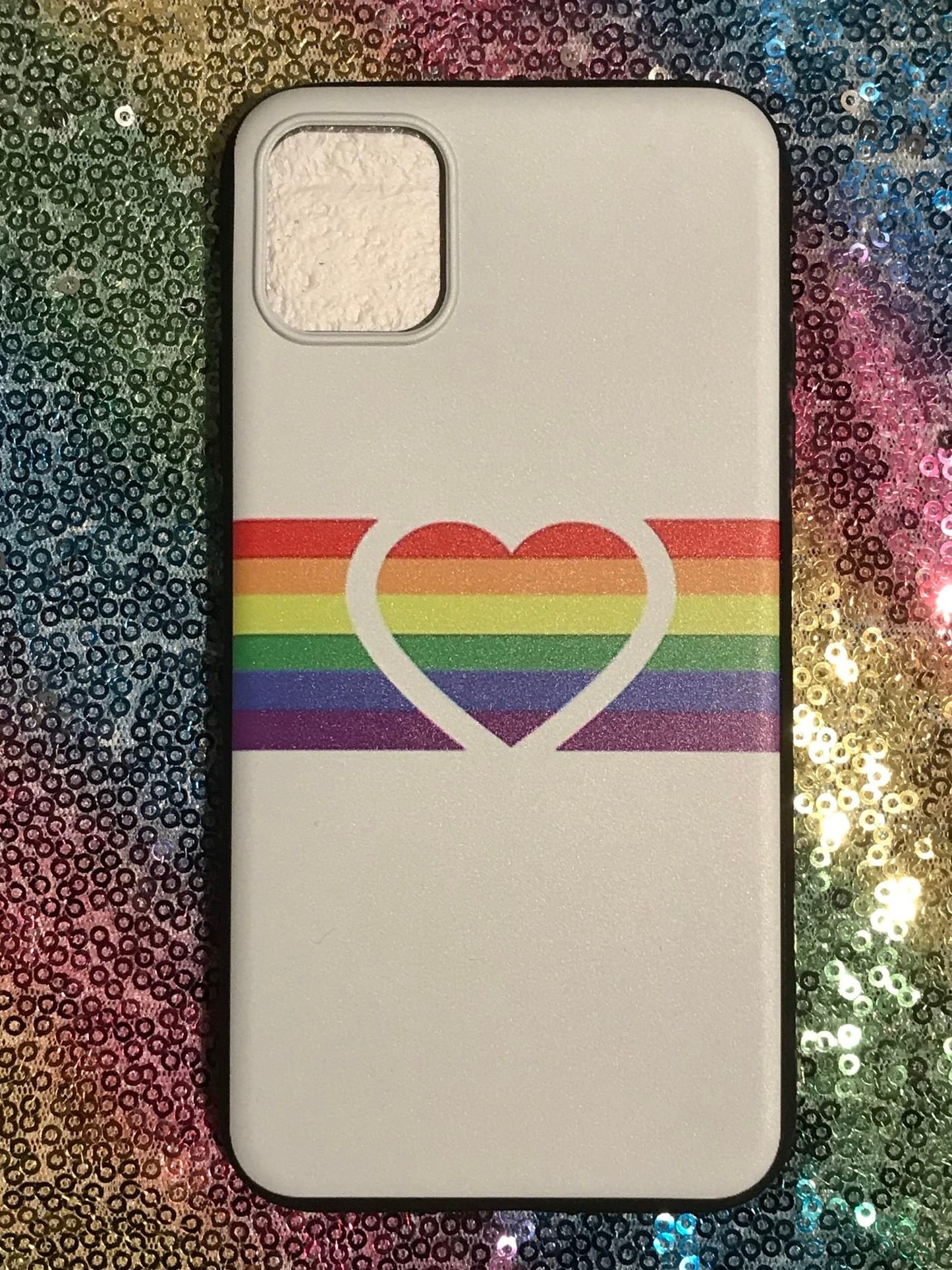 Iphone 11 11 Pro 11 Promax Soft Cases Mobile In Vier Unterschiedlichen Regenbogendesigns