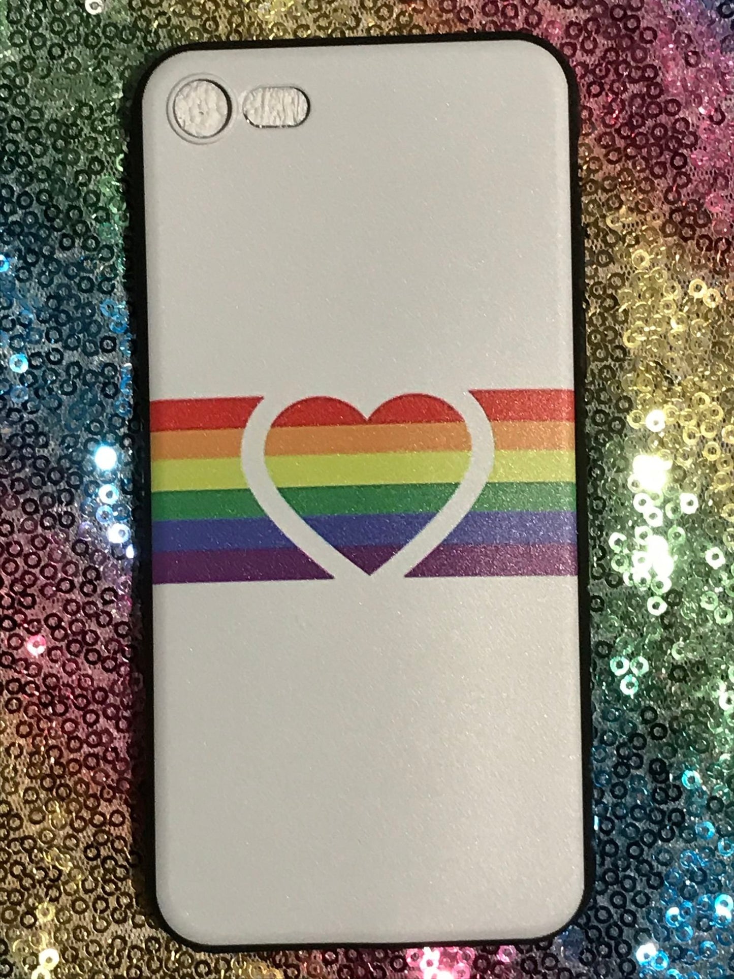 Iphone 7 8 Soft Case Mobile With Rainbow Magic