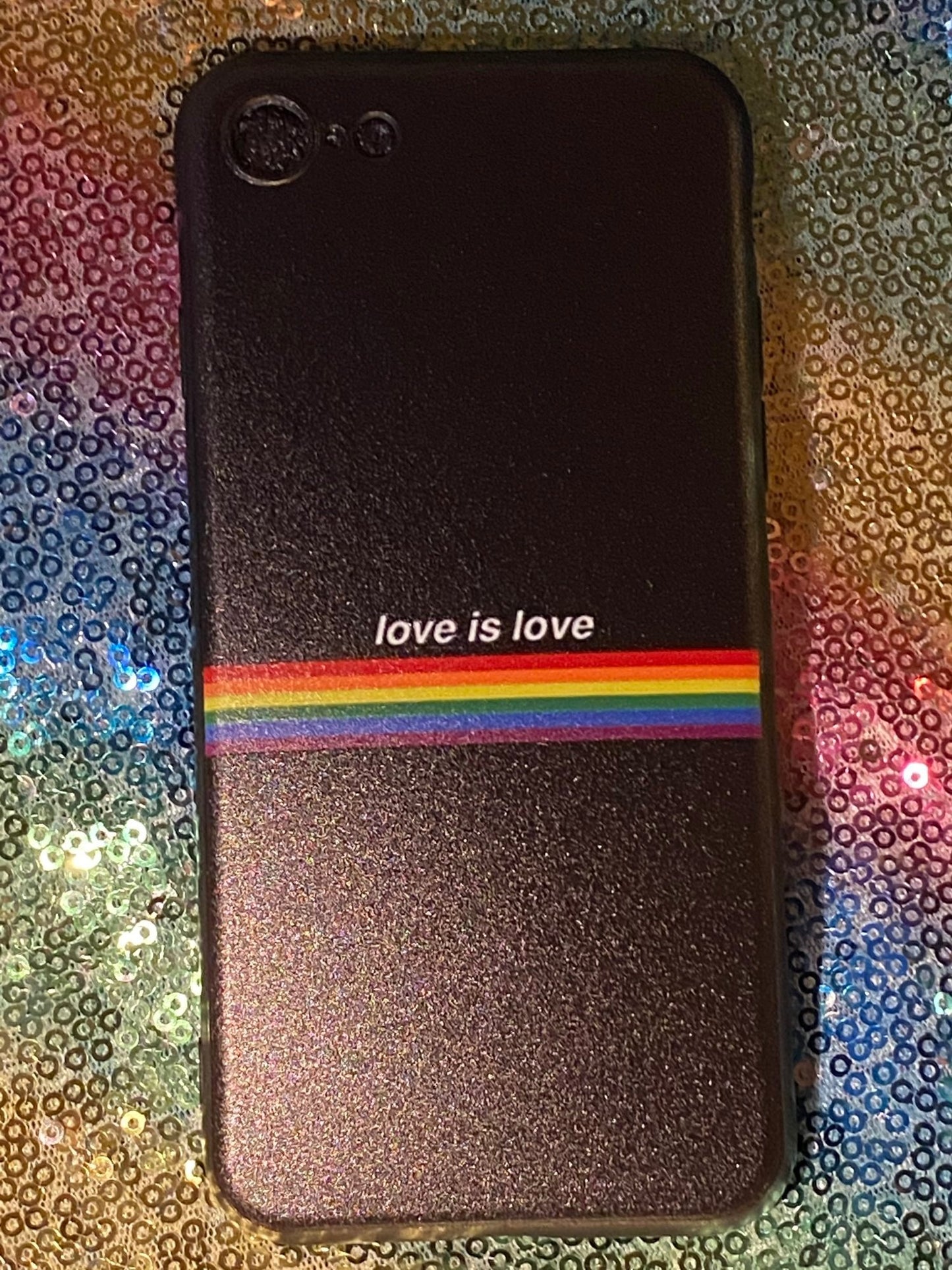 Iphone 7 8 Soft Case Mobile With Rainbow Magic