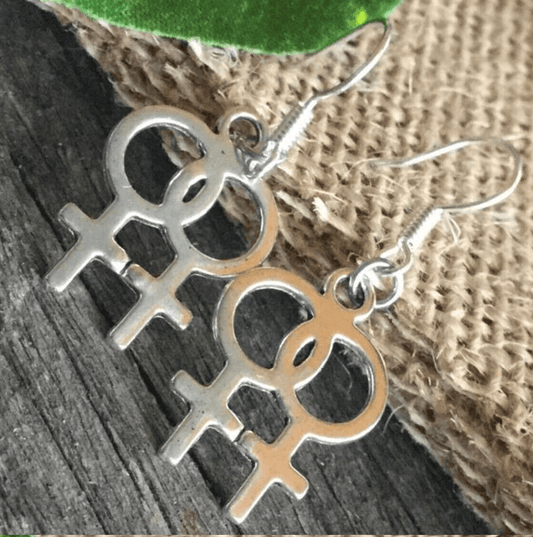 Necklace Earrings Or Necklace With Earrings Gender Symbol Female