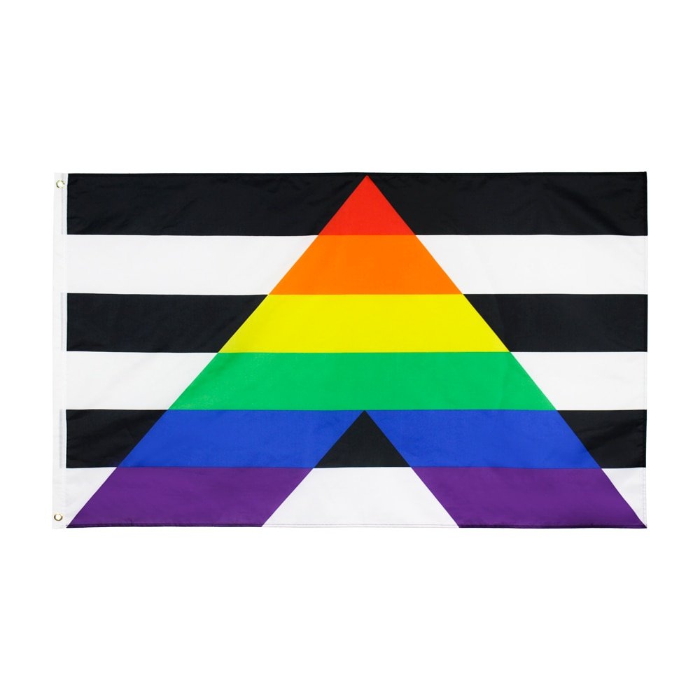 Straight Ally flag 90 x 150 cm