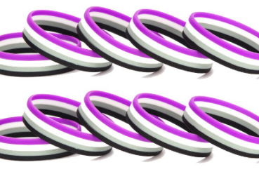 Asexual Silicone Bracelet