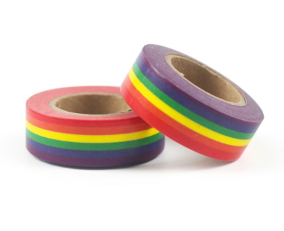 Rainbow adhesive roll