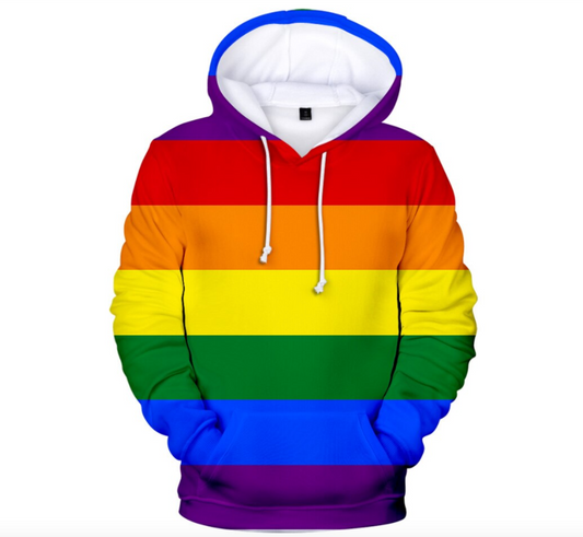 Cooler Regenbogen Hoodie