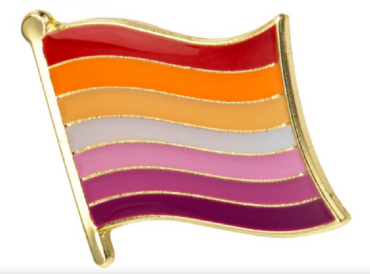 Pin's Drapeau Lesbienne la Nouvelle