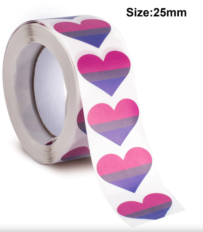 Sticker Heart Bisexual