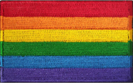 Patch Velcro arc-en-ciel - patch Velcro brodé